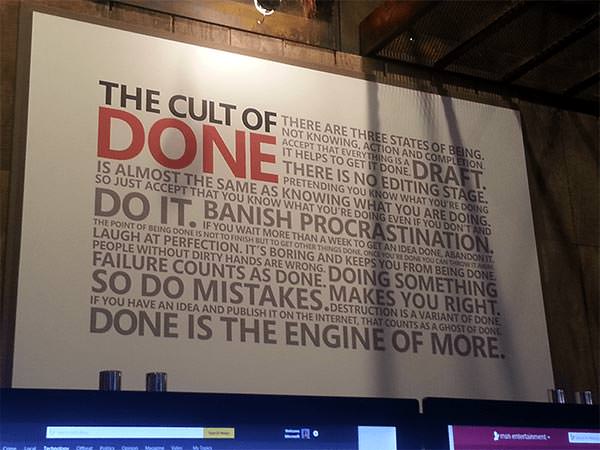 Critica al Manifesto di Bre Pettis “Cult of Done”: Fai l’esatto contrario se vuoi un Successo Reale