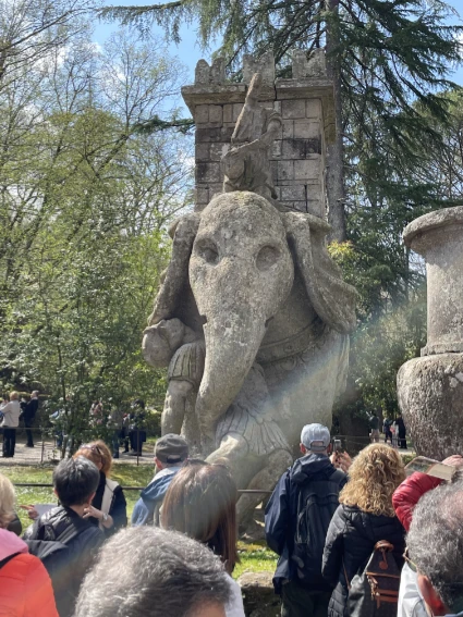 Sacro Bosco di Bomarzo - L'elefante